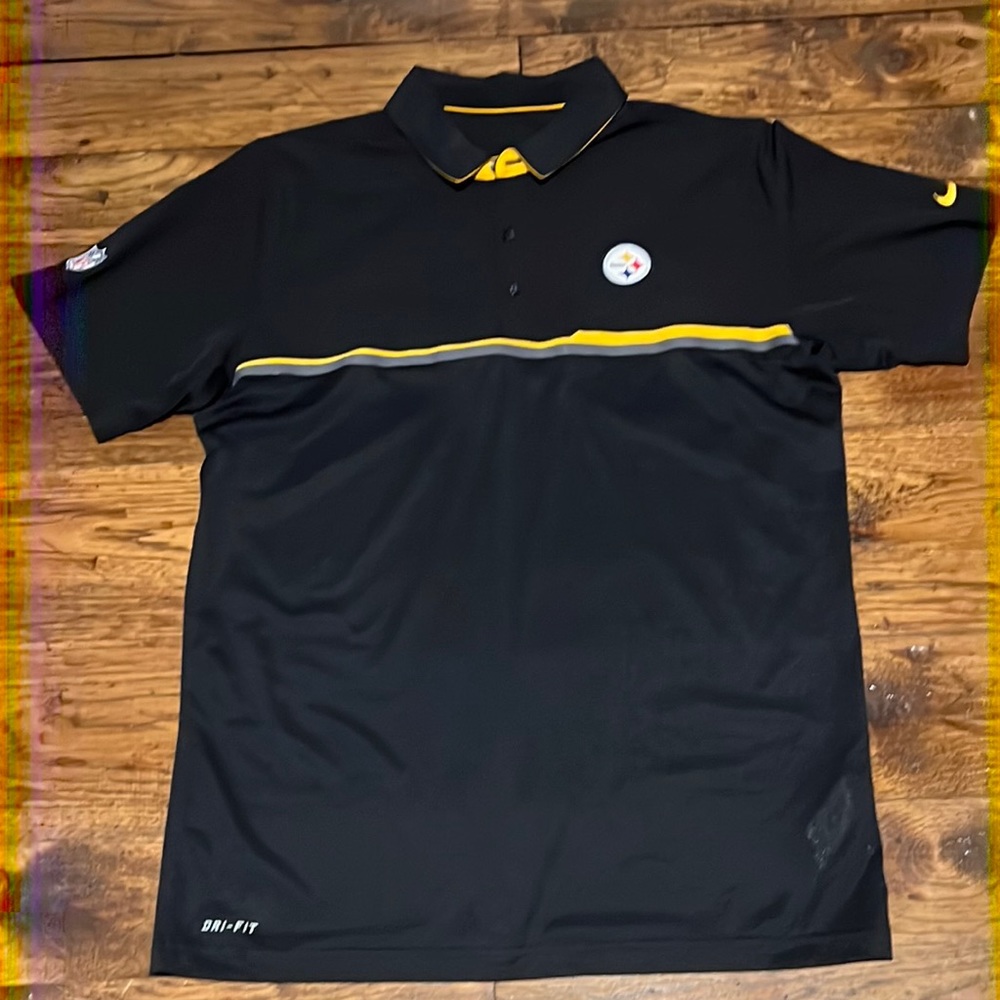 Nike Pittsburgh Steelers OnField Coaches Polo Shirt Medium